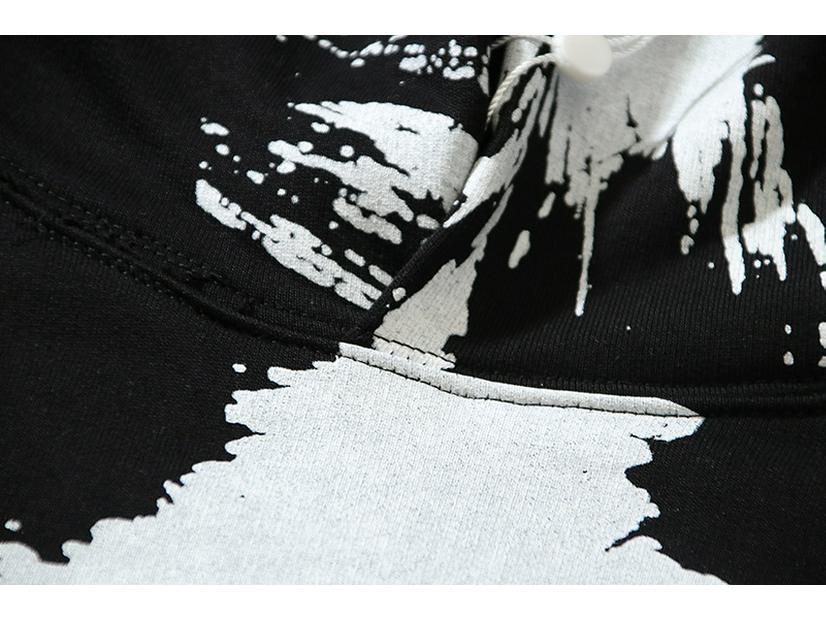 High-Quality Unisex Graffiti Print Hoodie