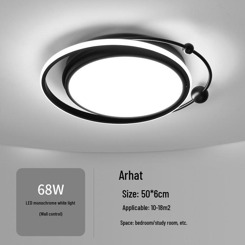 2024 LED Ceiling Light: Modern Minimalist Round Fixture for Bedroom, Living Room, Aisle, Corridor, and Balcony
