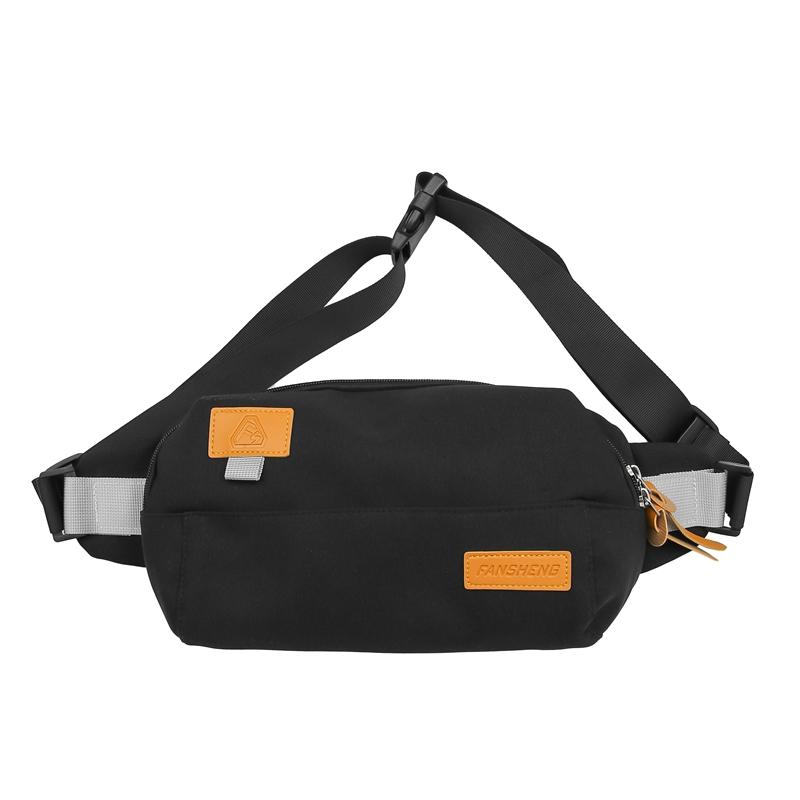 Kontrastowa kolorowa torba podróżna dla par. Torba na talię. Mała kwadratowa torba na ramię