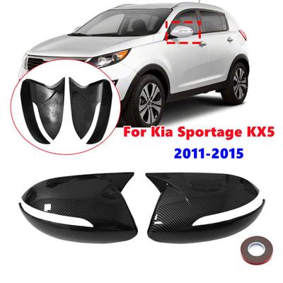 For Kia Sportage KX5 2011 2012 2013 2014 2015 Car Rearview Side Mirror Cover Wing Cap Exterior Door Housing Shell Trim ABS