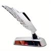 1PC 3D Legierung Adler Flügel Vorne Motorhaube Emblem Auto Styling Stand Hood Abzeichen Aufkleber Motorrad Roller Schlamm Schutz ornament Aufkleber