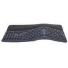 Wireless Ergonomic Keyboard Split with Cushioned Wrist Rest USB Connectivity USB C Rechargeable