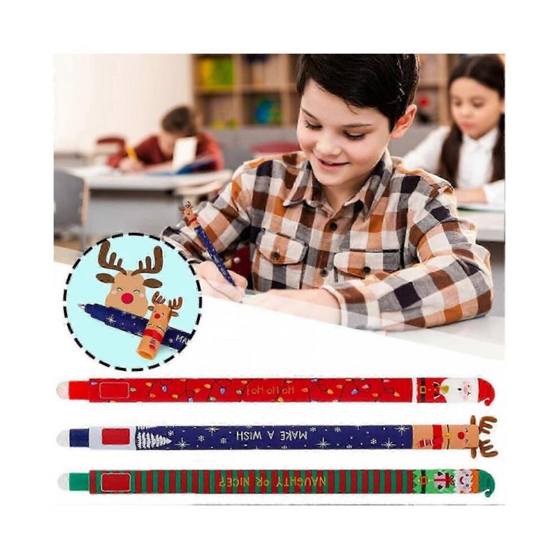 Radierbares Stiftset 3 Stück Legami Weihnachts-Gelschreiber Feiertag