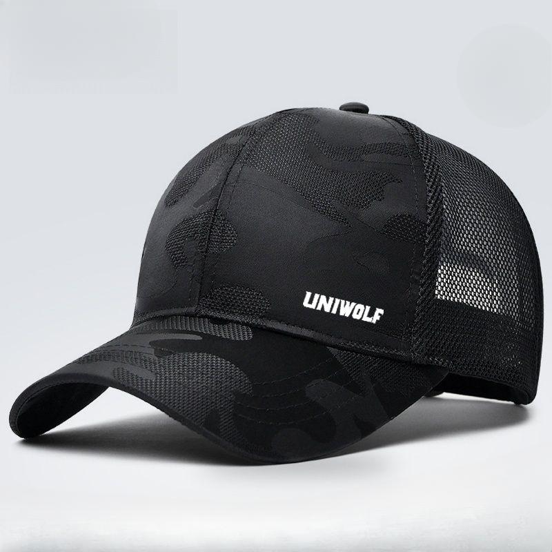 

Бейсболка мужская кепка от солнца мужская спортивная дышащая шляпа для спорта на открытом воздухе шляпа от солнца чёрный