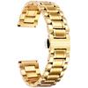 BINLUN Stainless Steel Quick-Release Watch Band, Rust-Resistant, 9 Sizes 12-24mm, Adjustable Length, 6 Colors, Universal