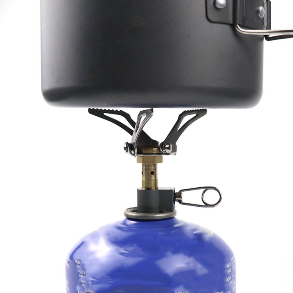 Utendørs Camping Ultralett Mini Brenner Bærbar Sammenleggbar for Fotturer Piknik Kokekar Verktøy