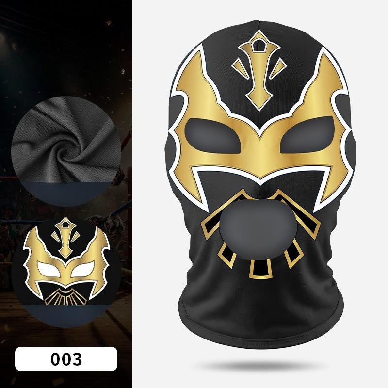 

Boxing Mask Wrestling Mask Elastic Milk Silk Mask Lycra Fabric Print Halloween Party Dress Up Costume Party Mask Set