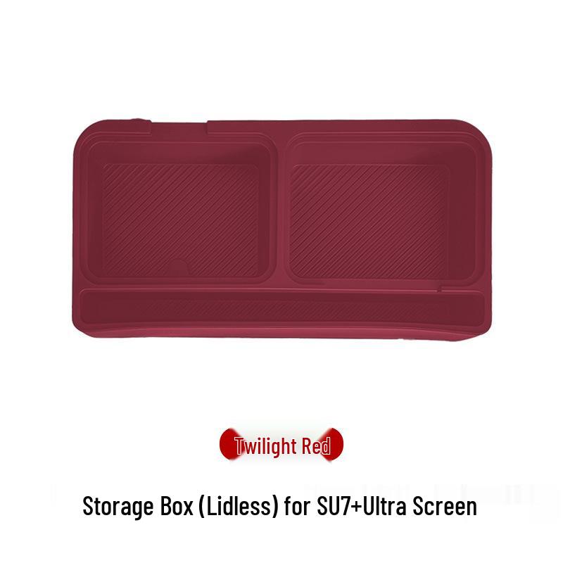 Universal Car Organizer: Screen Holder, Tissue Box, and Storage Tray for Xiaomi YU7
