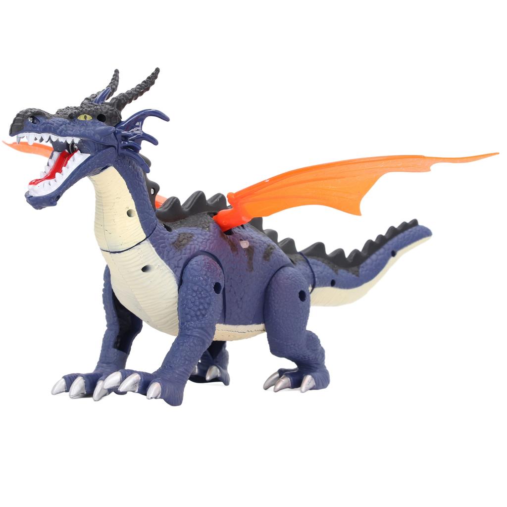 Electric Walking Dinosaur Toy Kid Home Funny Sound Light Dragon Toy with Simulated Flame Spray