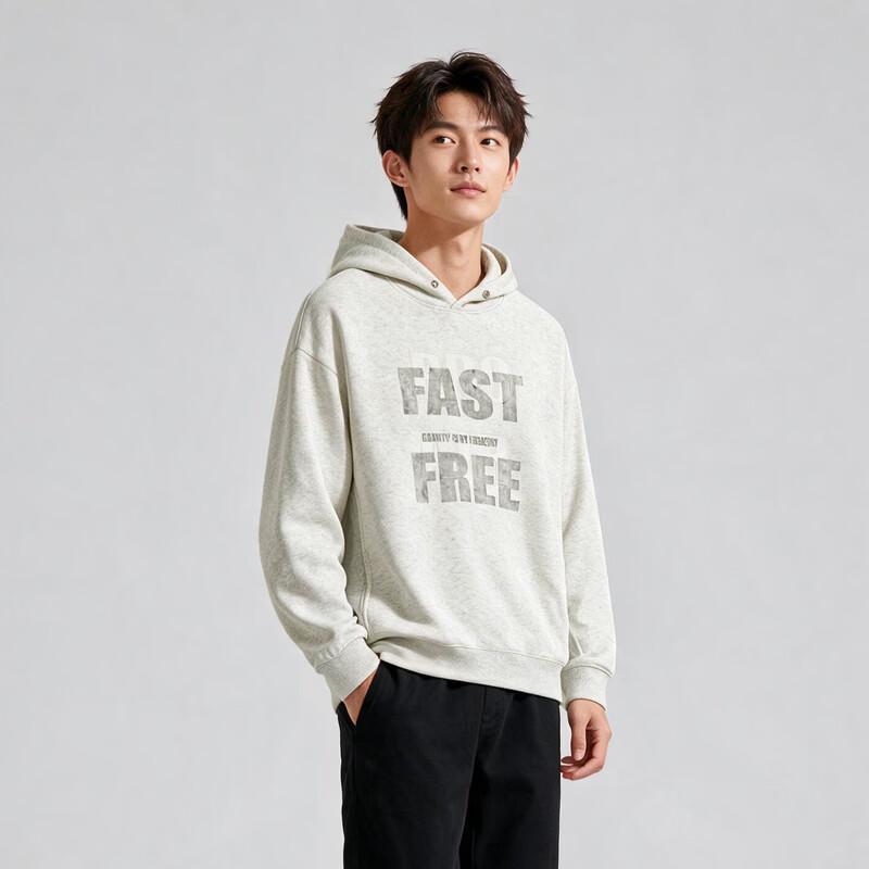 Men's Oversized Drop-Shoulder Hooded Sweatshirt