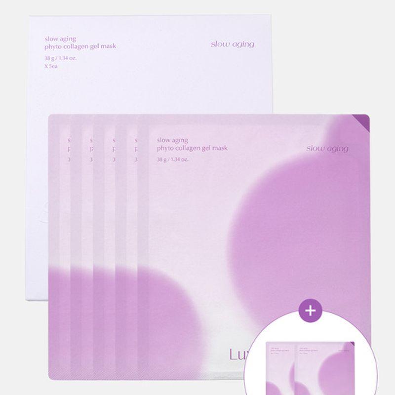 LUVUM Slow Aging Phyto Collagen Gel Mask (5 sheets) (+ 2 collagen gel masks included) 1 piece