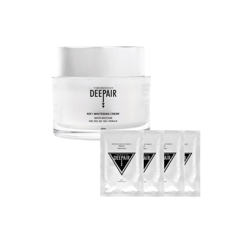 

1-месячный пробный период для аптечных продаж Крем Depair 4GF+ для разглаживания морщин и отбеливания в нанокапсулах 50 мл + Патчи с микроиглами от морщин 4 шт.