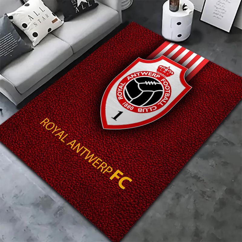 Royal Antwerp FC Carpet Rug for Living Room Bedroom Home Sofa Decoration,Kids play Non-slip Floor Mat
