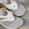 2022 Women's Metal Buckle Wedge Beach Sandals - Summer Casual Fashion