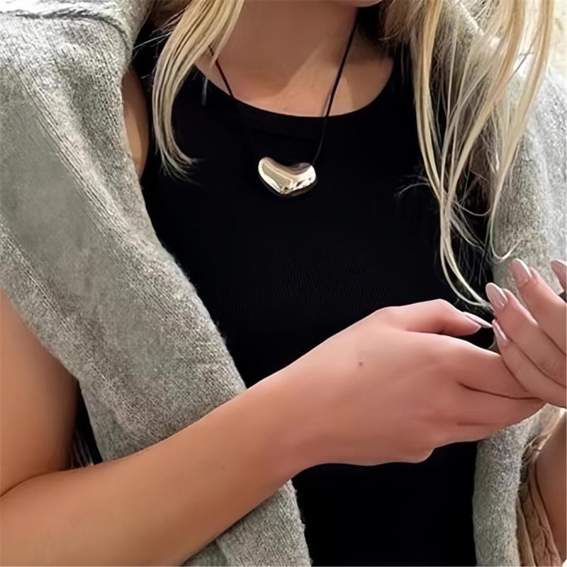 Verstellbare Lederschnur-Halskette mit Wirbelanhänger Zubehör für trendige Männer und Frauen Vielseitiges Modeaccessoire