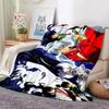 Anime Inuyasha Throw Blanket Soft Flannel Thin Blankets for Bed Sofa Cover Bedspread Picnic Cooling Gift Home Deco