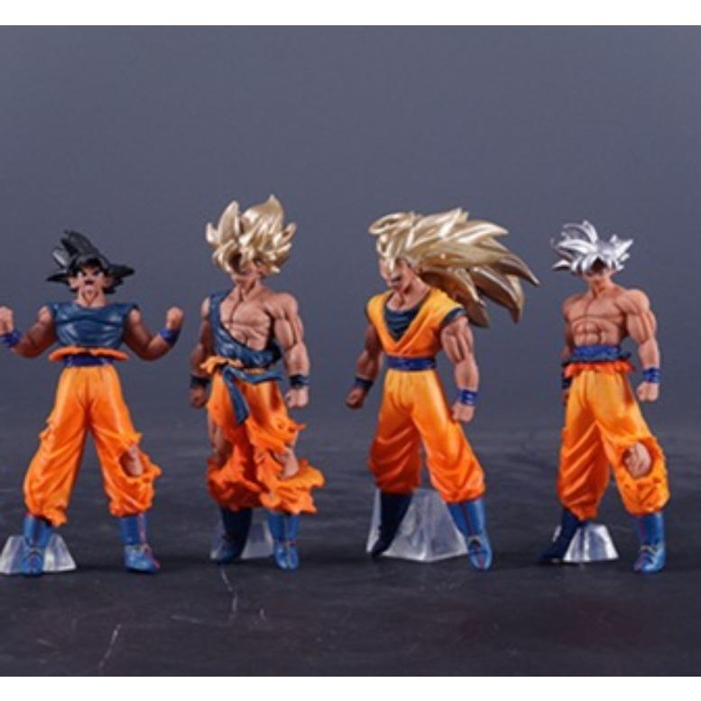 Супер Сайян, Фри Экстрим Арт 4 Мини Укун, Супер Три Укун, Супер Сайконг, фигурки в пакетах