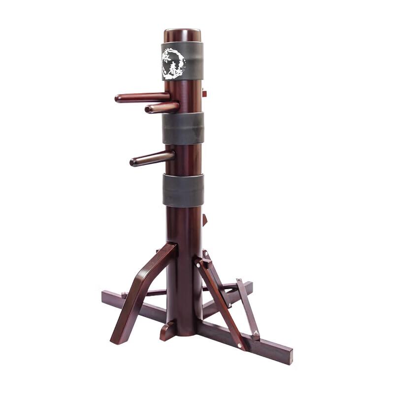 Wing Chun Wooden Dummy with Movable Tripod Stand & Accessories