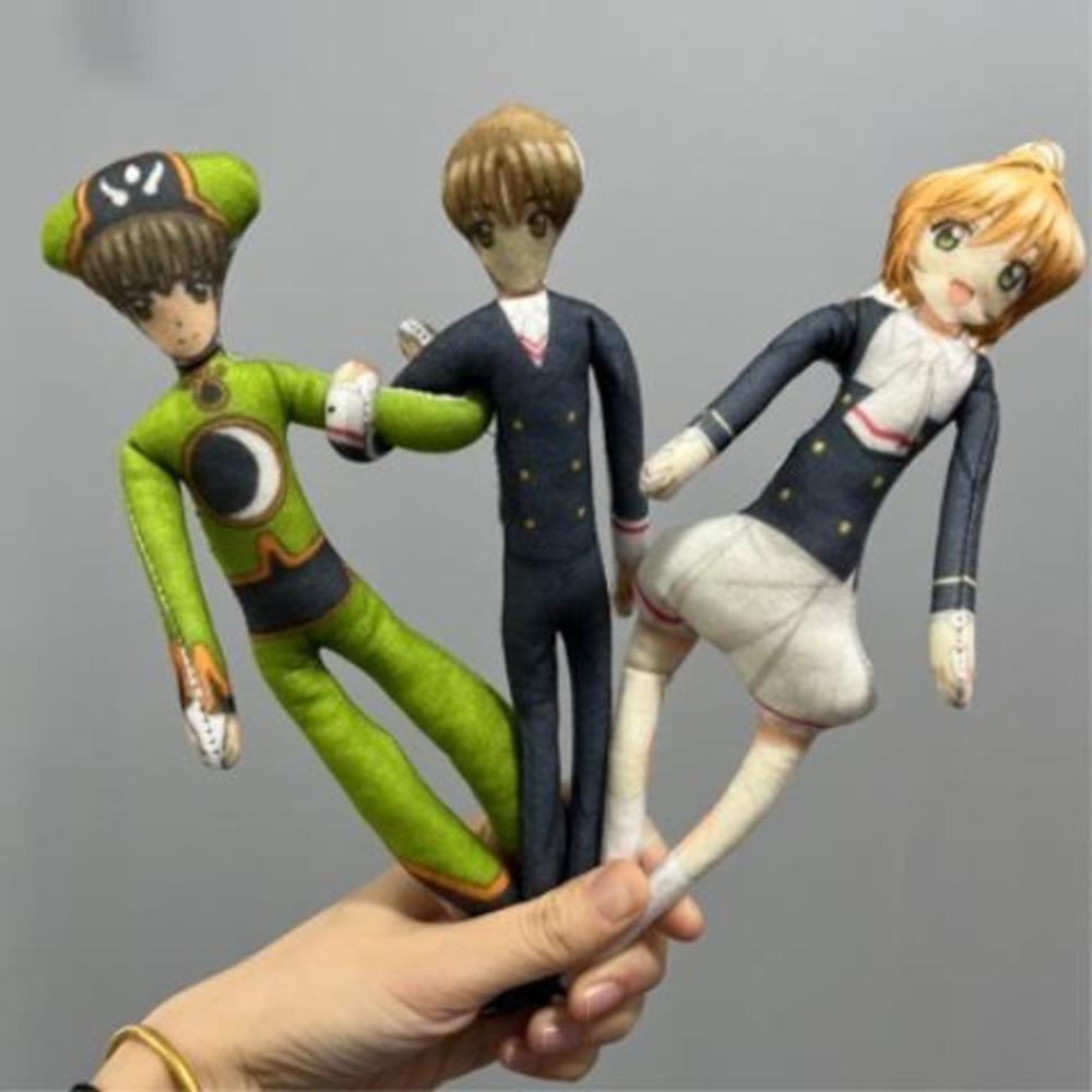 

Плюшевая кукла Сакура Кард Каптор Мягкая игрушка-животное Рождественский подарок для детей Фанатов аниме 27cm