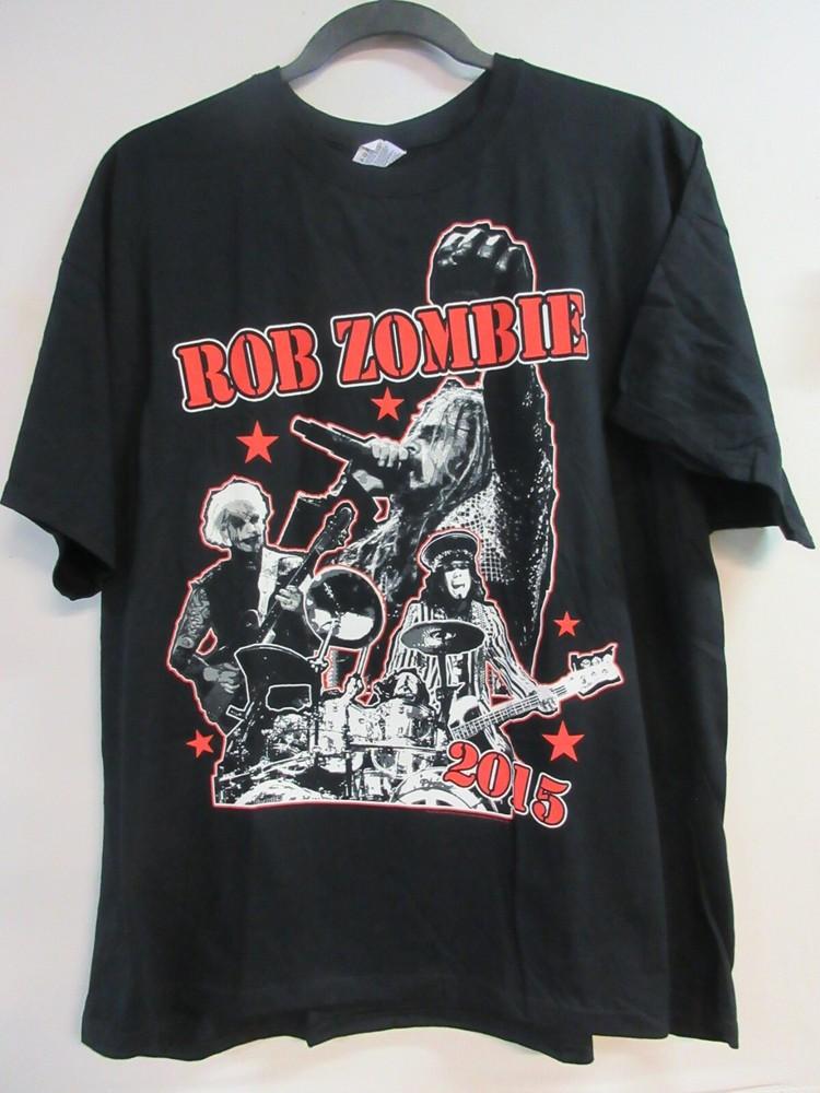 ROB ZOMBIE OFFICIAL MERCH LIVE STARS 2015 BAND CONCERT MUSIC  3XL / XXXL Unisex T-Shirt S