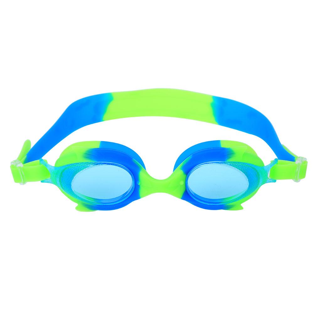 

Cartoon Swimming Goggles Cute Fish shaped Anti Fog Adjustable Swim Glasses for Children Green