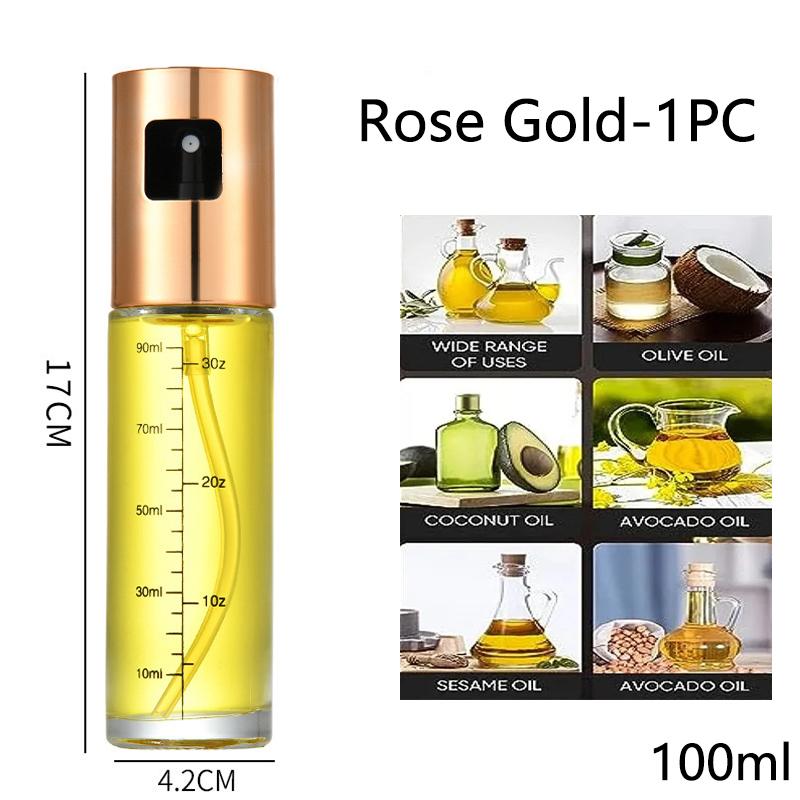 Pulverizator de ulei de sticlă pentru gătit Spray de măsline Mister pentru salată Grătar Bucătărie Coace Sticla goală de oțet