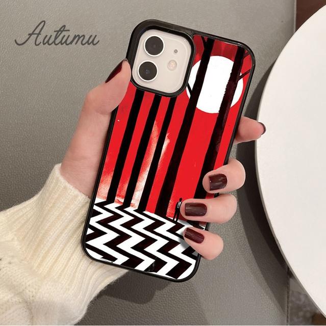 TWIN PEAKS TV-Show-Telefonhülle für iPhone 11 12 13 14 Pro Max Mini X XR XS SE 2020 6S 7 8 Plus Samsung Galaxy S21 S22 Cover Shell