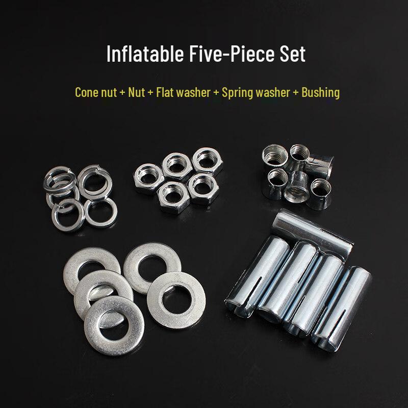 Round Helper M12 Carbon Steel Ceiling Expansion Anchor Kit