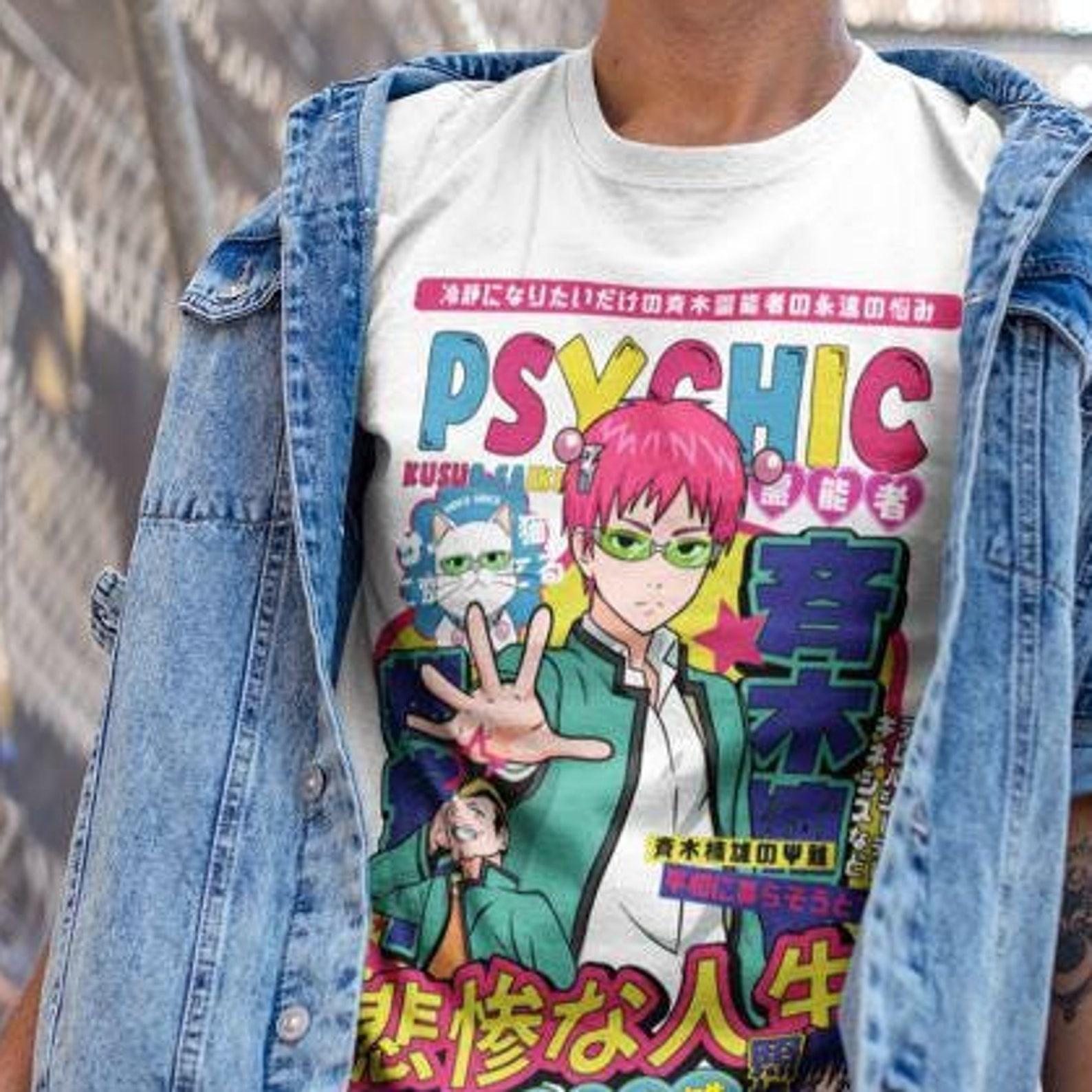 SAIKI K  annoyed face  Saiki Kusuo no Sai Nan T-Shirt 2XL