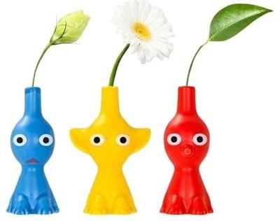 Nintendo PIKMIN Vase Red Blue Yellow Official Store Limited