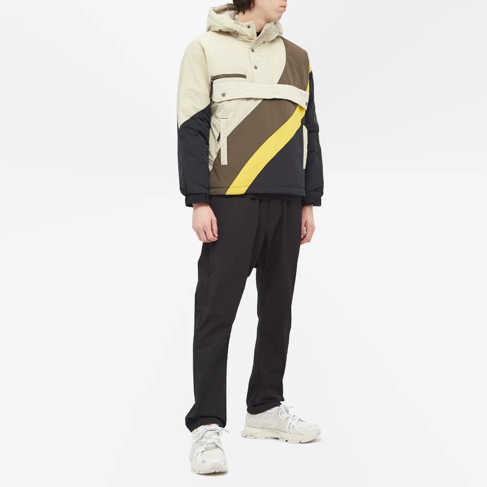 Li Ning Color Block Splicing Design Thick Hooded Pullover Jacket Men Jackets Multicolor AJMQ723-1