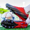 Unisex Football Boots Men's High -top Elastic Socks Mouth Leather Art Lawn Long Nail Football Shoes Children Big Size Football Boots