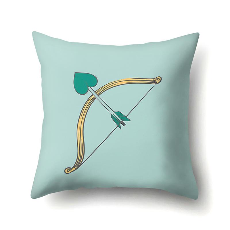 Polyester Pillowcase Automobile Decoration Home Printed Pillowcase