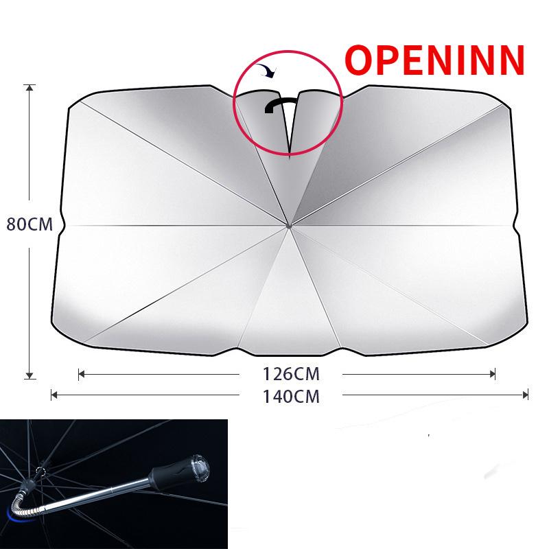 Umbrelă de soare auto Parbriz Umbrelă Scaun auto din față Izolație termică Accesorii auto Umbrelă de soare Umbrelă de soare pliabilă de vară
