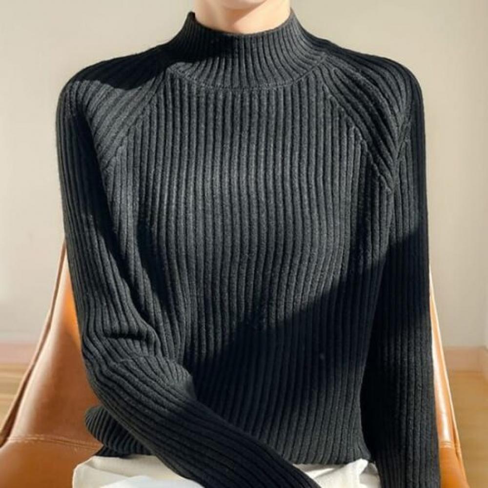 Navava Turtleneck Long Sleeve Knit Top Nk2736
