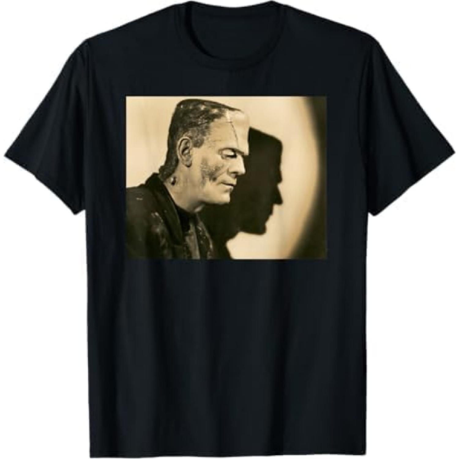 Классический Хэллоуинский Монстр Постер Ужасы Фильм Франкенштейн Футболка DT5 Мужская Женская Майка Свитшот Худи Черный S