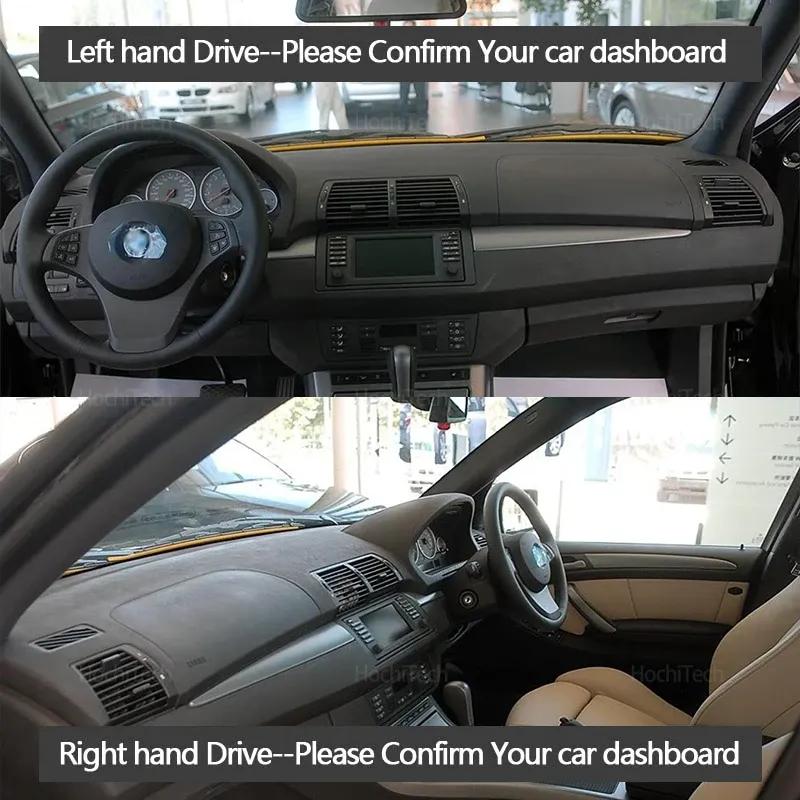 For BMW X5 E53 1999 2000-2006 Car Dashboard Cover Avoid Light Pad Sun Shade Anti-UV Carpets Non-Slip Case Mat 2001 2002 2003