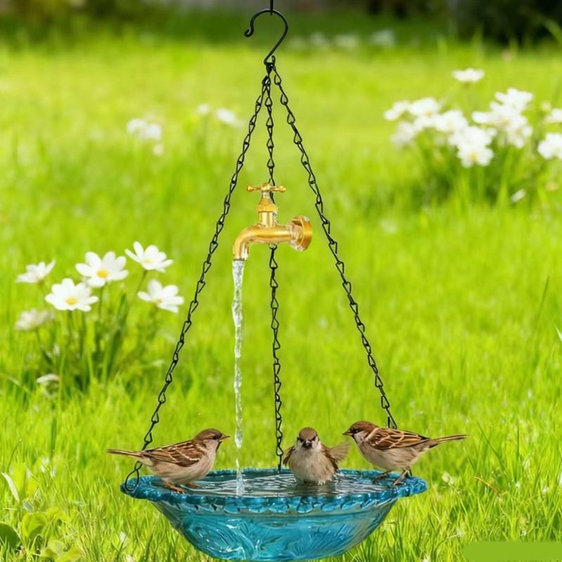 Outdoor Bird Waterer Hanging Bird Feeder with USB Power and Easy Installation for Garden Bird Enthusiasts