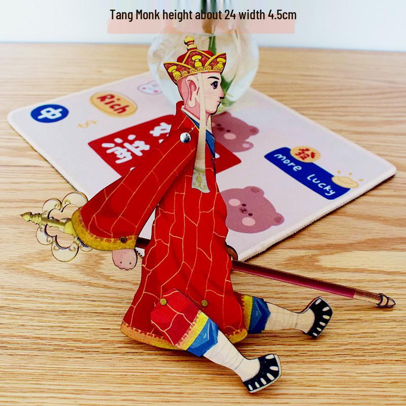 Wooden Shadow Play Puppet - Sun Wukong from Journey to the West