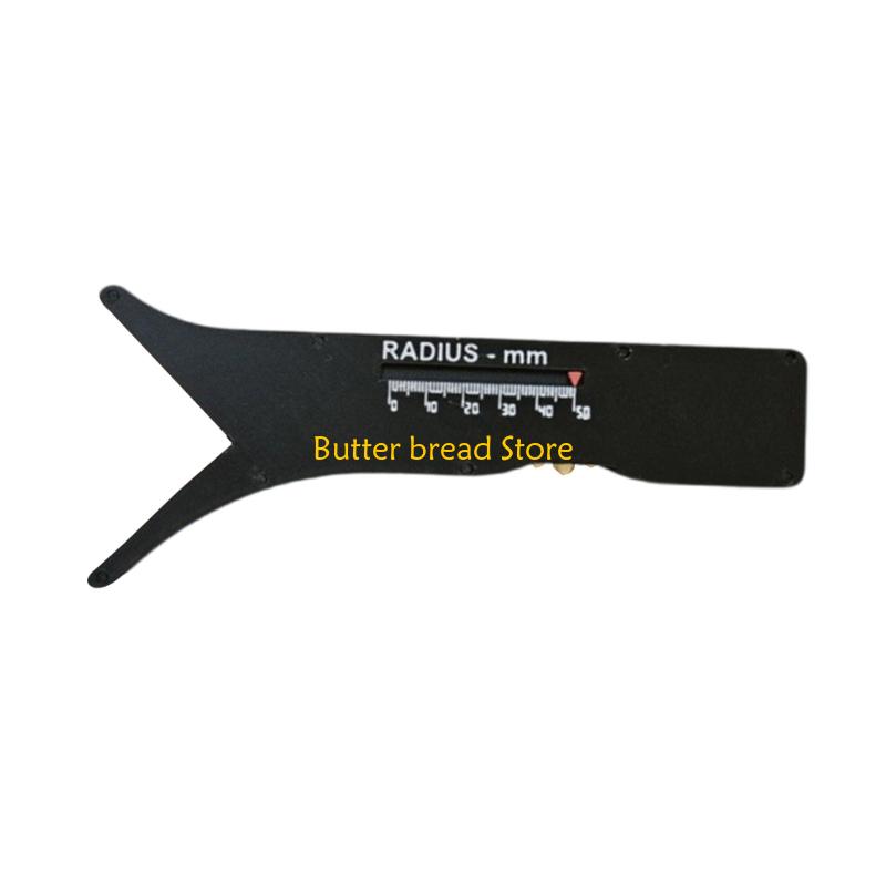

W89C Multiunction Sliding Gauge Tool Ergonomic Grip Radius Measuring Ruler for Furniture Making Industrial Application чёрный