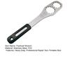 Bicycle Flywheel Remover Wrench Stainless Steel Road Bicycle Freewheel Cassette Lockring Installation Removal Bike Repair Maintenance Tools