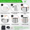 Screen Door Mesh Curtain Anti Mosquito Fly Insect Net Insect-Proof Mesh Door Curtain For Home Kitchen Windows And Doors