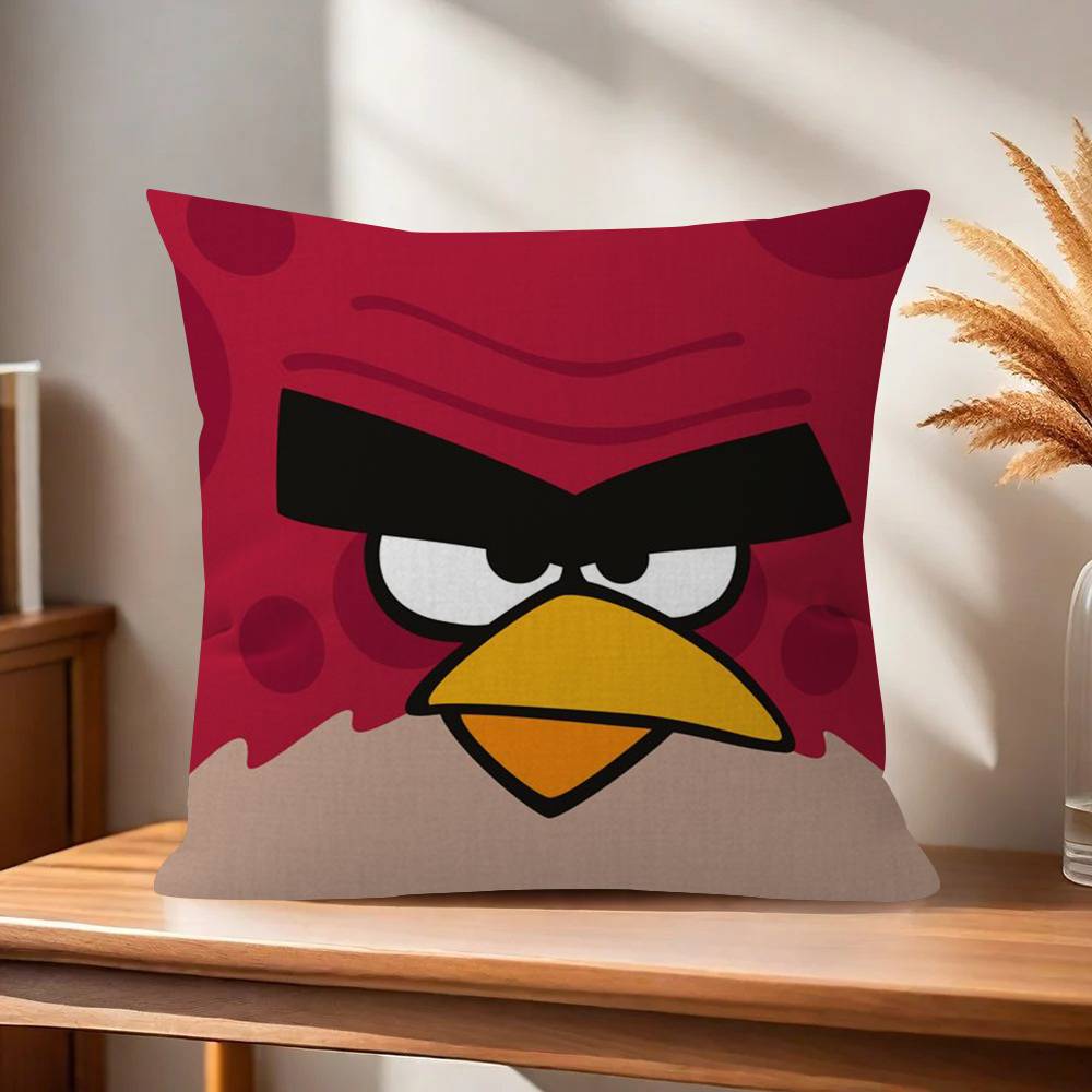 Animation AAAngry Birds Cartoon Pillow Gift Home Office Decoration Bedroom Sofa Car Cushion Cover case x