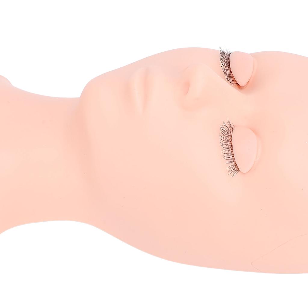Wimper-Übungskopf Silikon Ersatzlider Wimpern Übungsmodellkopf Monolid