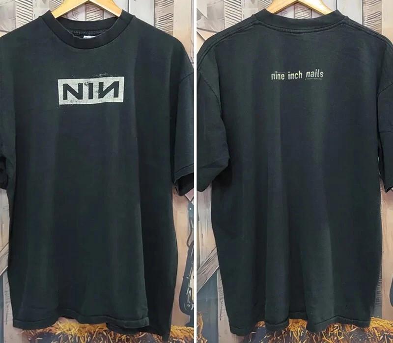 Nine Inch Nails Rock Band 2 Side 1998 Trent Reznor Band Unisex T-shirt S-5XL