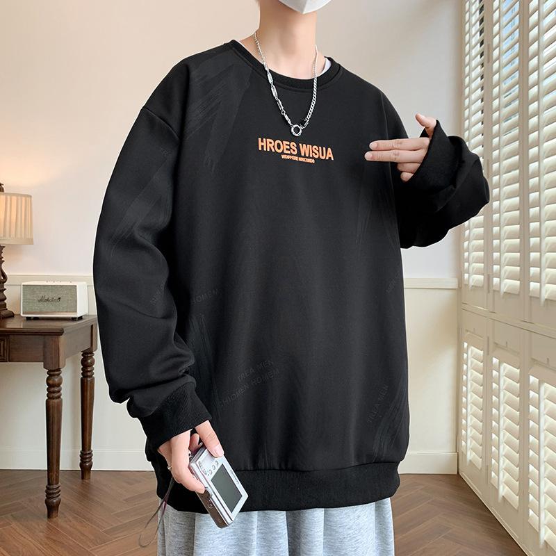 Spring Plus Size Sweater Casual Fashion Simple Loose Warm Versatile Alphabet Top