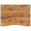 Massive Mangoholz-Schreibtischplatte mit Ausschnitt 110 x 80 x 2,5 cm