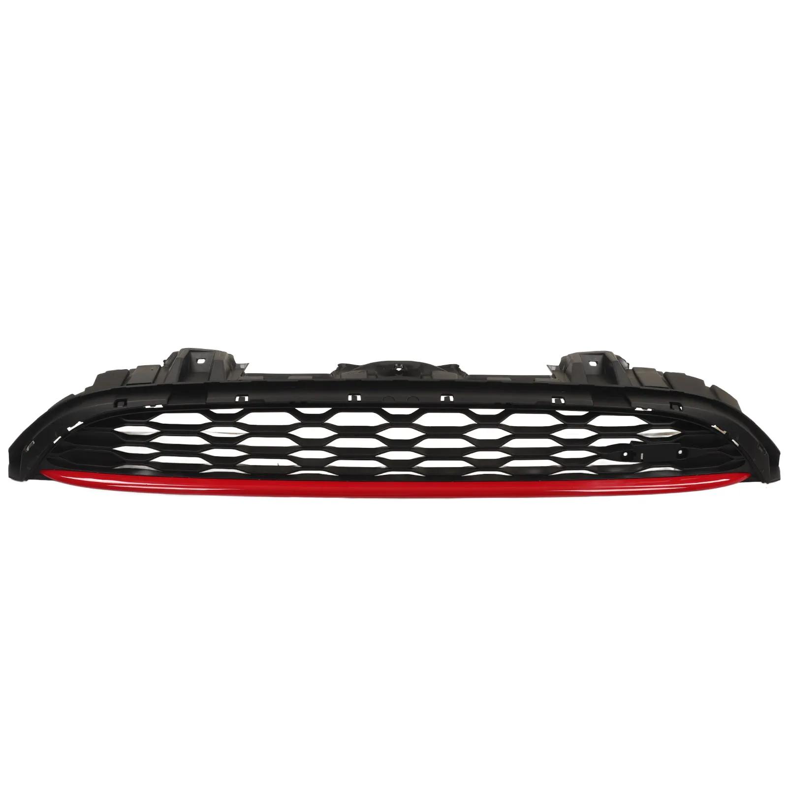Front Bonnet Grill JCW Front Bumper Bonnet Grille Grill Red Stripe 51137393456 for F55 F56 F57 S JCW 2014‑2026