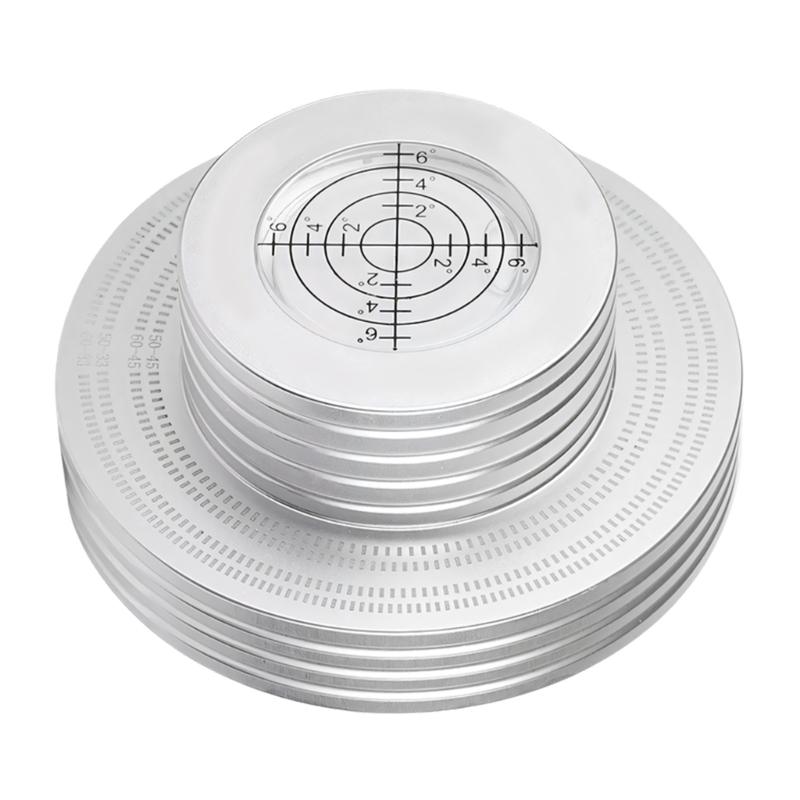 AntiSlip 50/60Hz Record Stabilizer Record Weight With Integrated Bubble Level For Improved Music Performances Quality