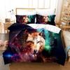 3D Animal Wolf Three-Piece Bedding Home Textile Duvet Cover Printed Sheet Pillowcase Set